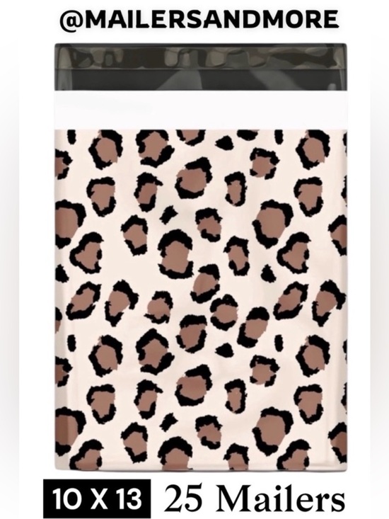 Mailers And More Other - 25 10X13 Poly Mailers Leopard Shipping Envelopes Bags PRICE IS FIRM